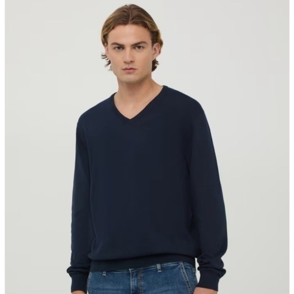 Zara Men's Blue Sweater